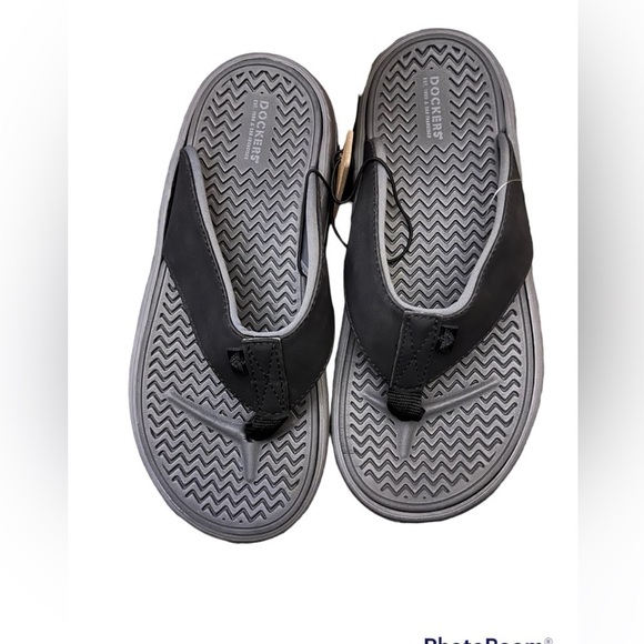 DOCKERS MENS FLIP FLOPS SPORTS SANDALS CANVAS THONG POOL SIDE OUTDOOR 7/8 - Picture 2 of 7